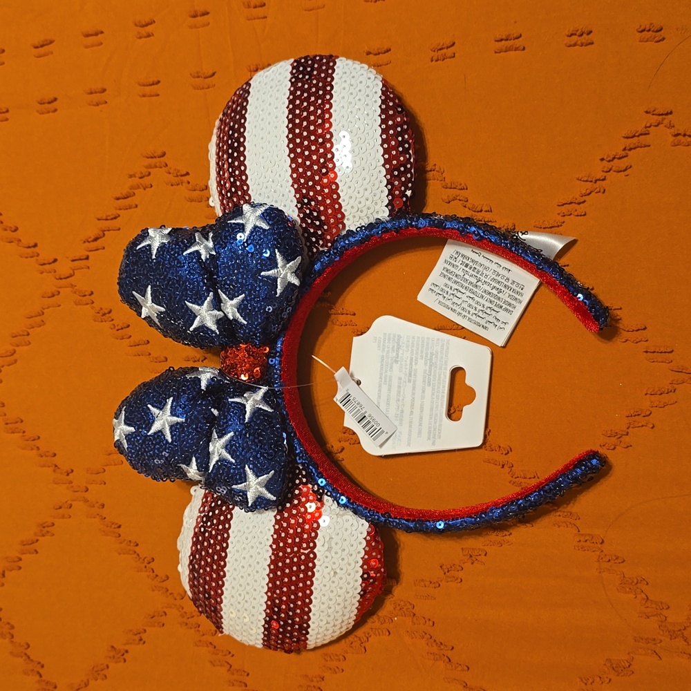 America Sequin Disney Parks Ears
